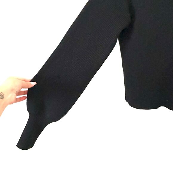 URBAN‎ OUTFITTERS Ribbed Turtleneck Sweater Black NWT Sz Small - Picture 3 of 6